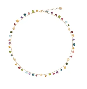 Marco Bicego 18K Yellow Gold Africa Mixed Gem Necklace
