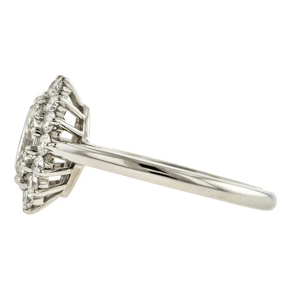 Marquise Diamond Engagement Ring, 0.85ct
