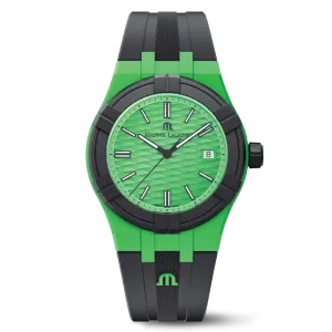 Maurice Lacroix Aikon Tide Quartz 40 mm Black & Green Watch
