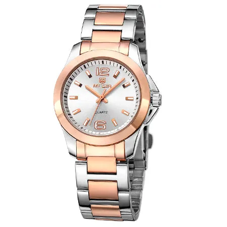 MEGIR Fashion Luxury Women's Watches Ladies Silver Gold Bracelet For Women Steel Quartz Wrist Watch Women relogio feminino saat