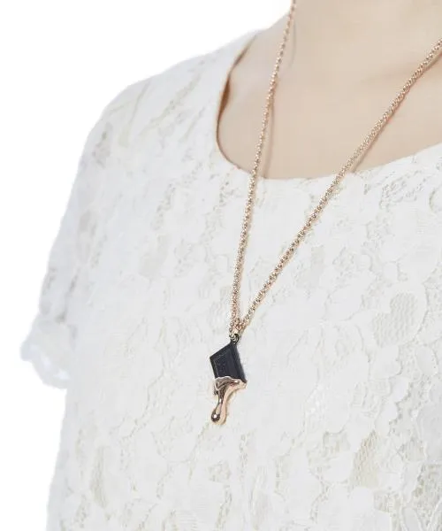Melty Strawberry Chocolate Necklace【Japan Jewelry】