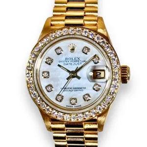 Men's 36mm 18K 3.00CT Diamond  Oyster-Perpetual-Band -Watch