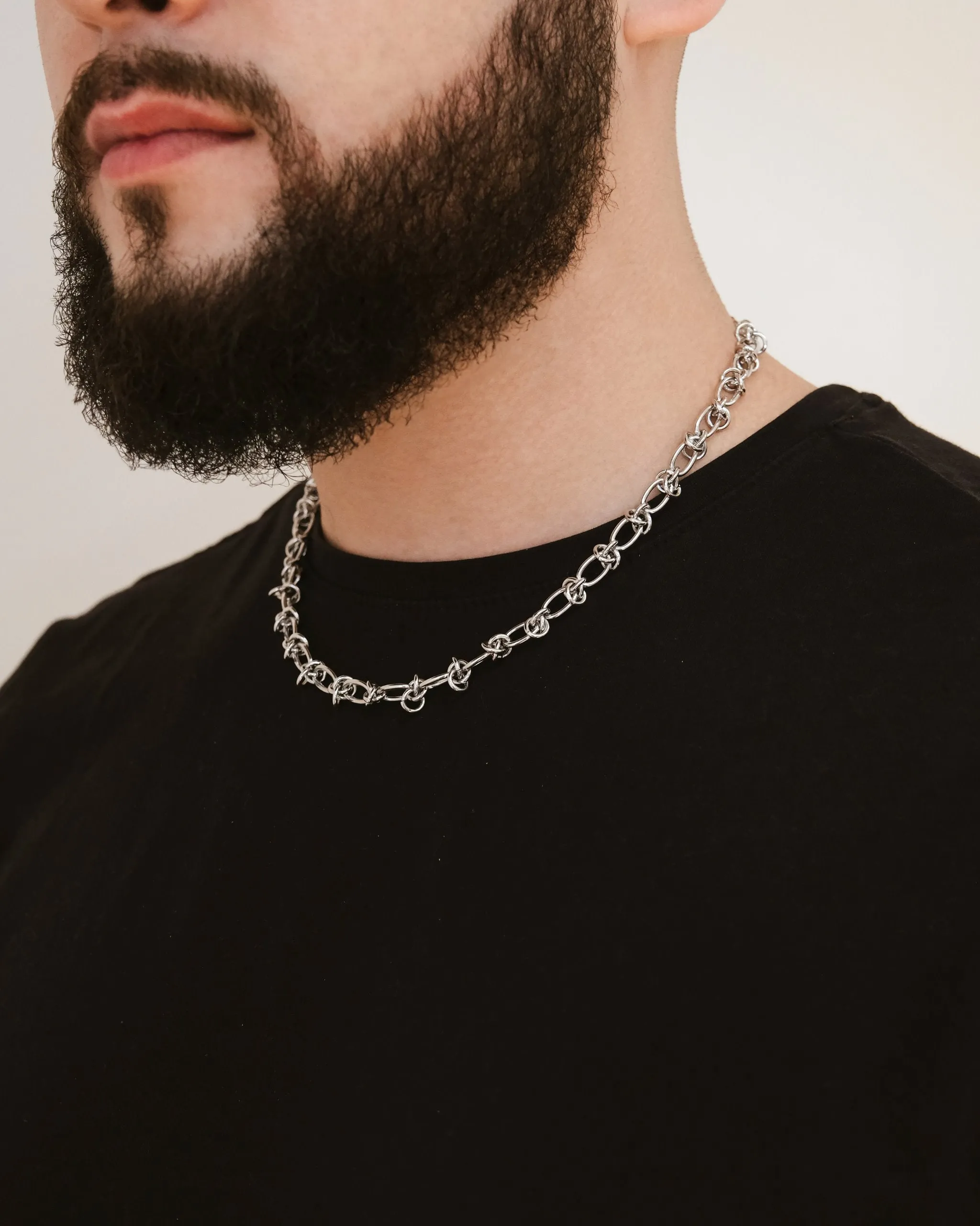 Men's Barbed Chain Necklace