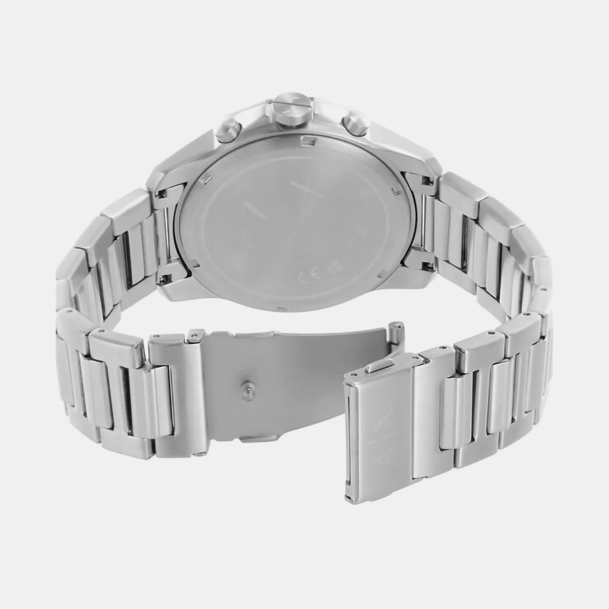 Men's Silver Chronograph Stainless Steel Watch AX1742