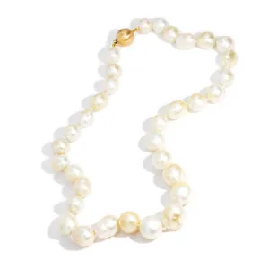 Metis South Sea Pearl Necklace with 9ct Gold Clasp