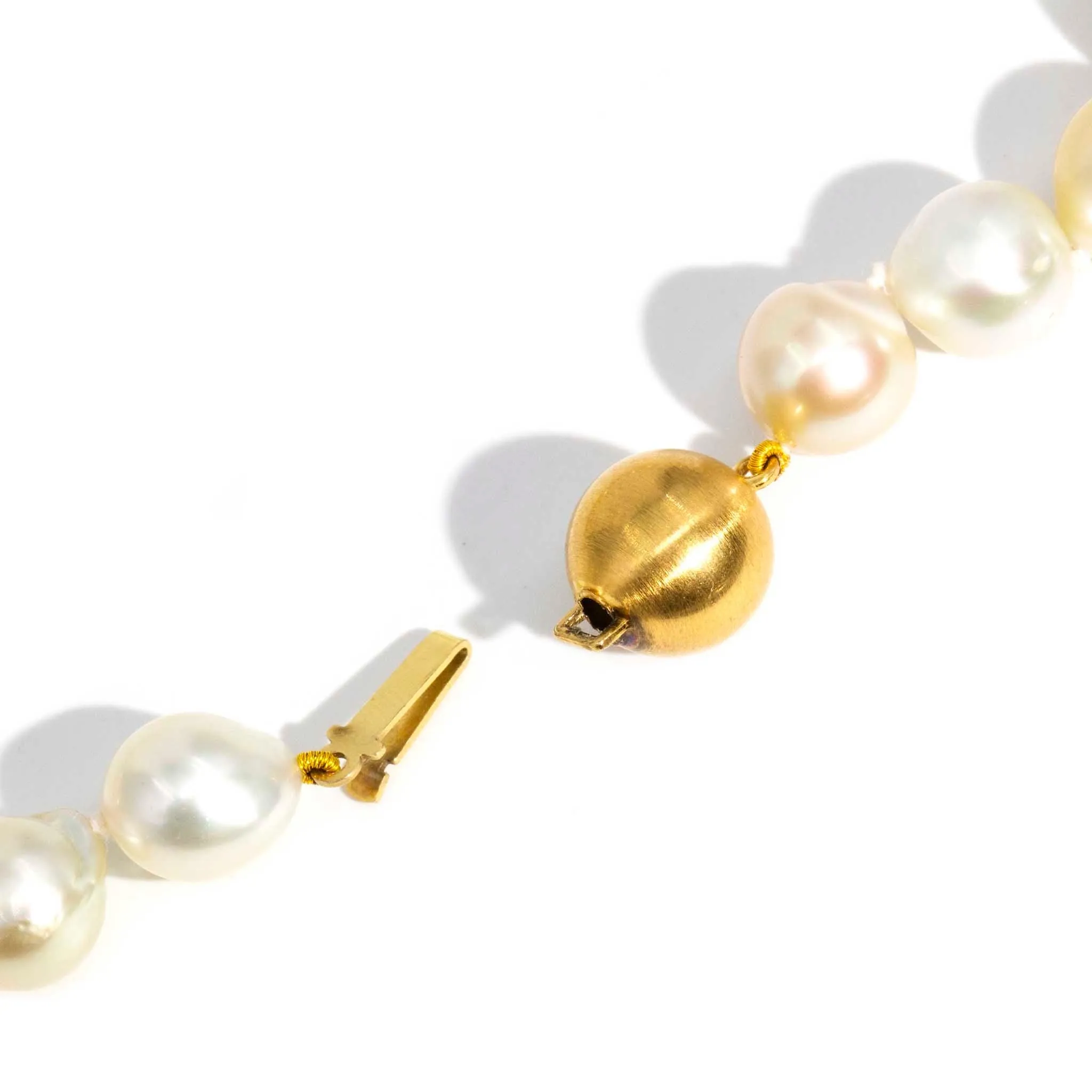 Metis South Sea Pearl Necklace with 9ct Gold Clasp