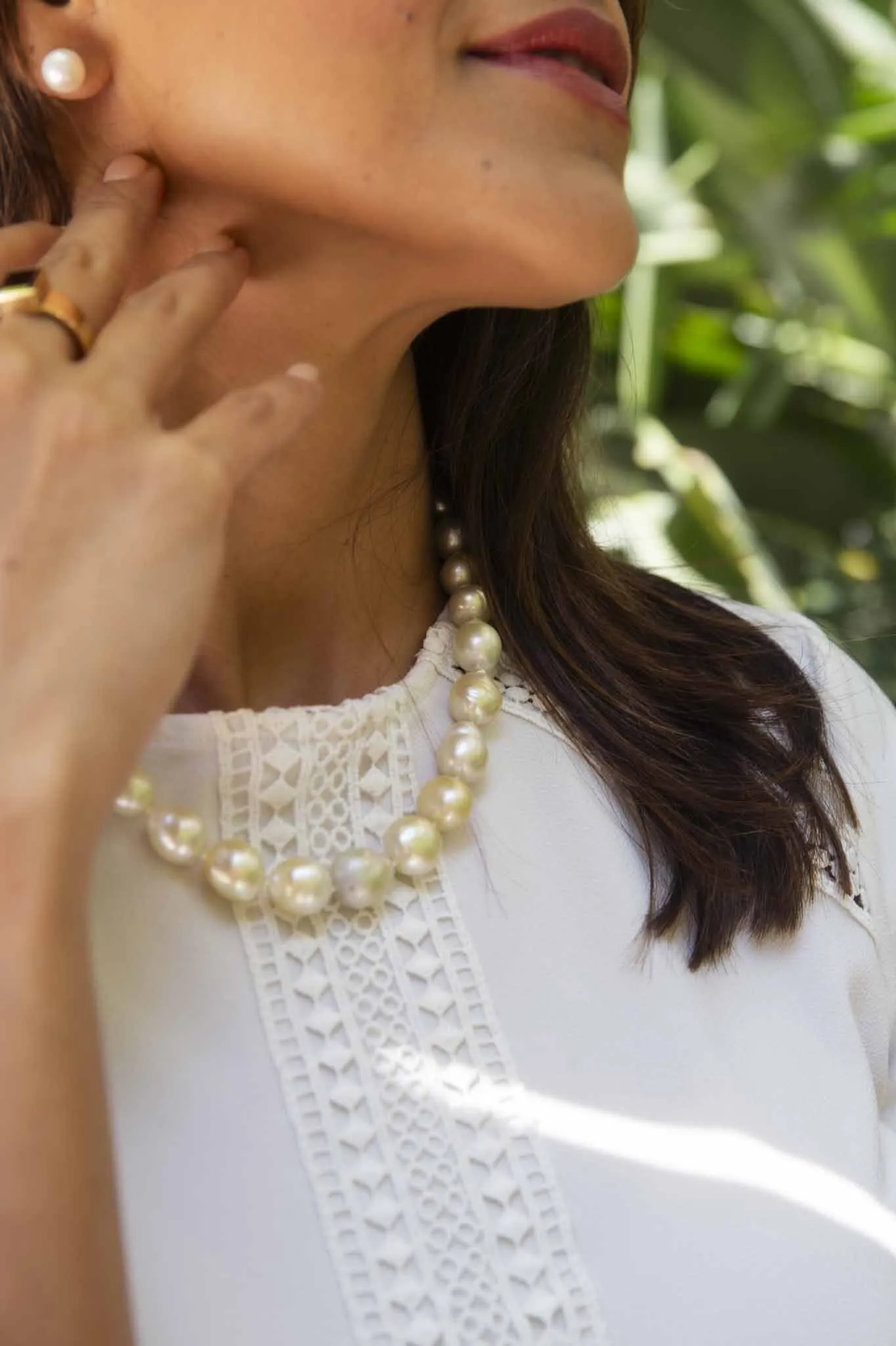 Metis South Sea Pearl Necklace with 9ct Gold Clasp