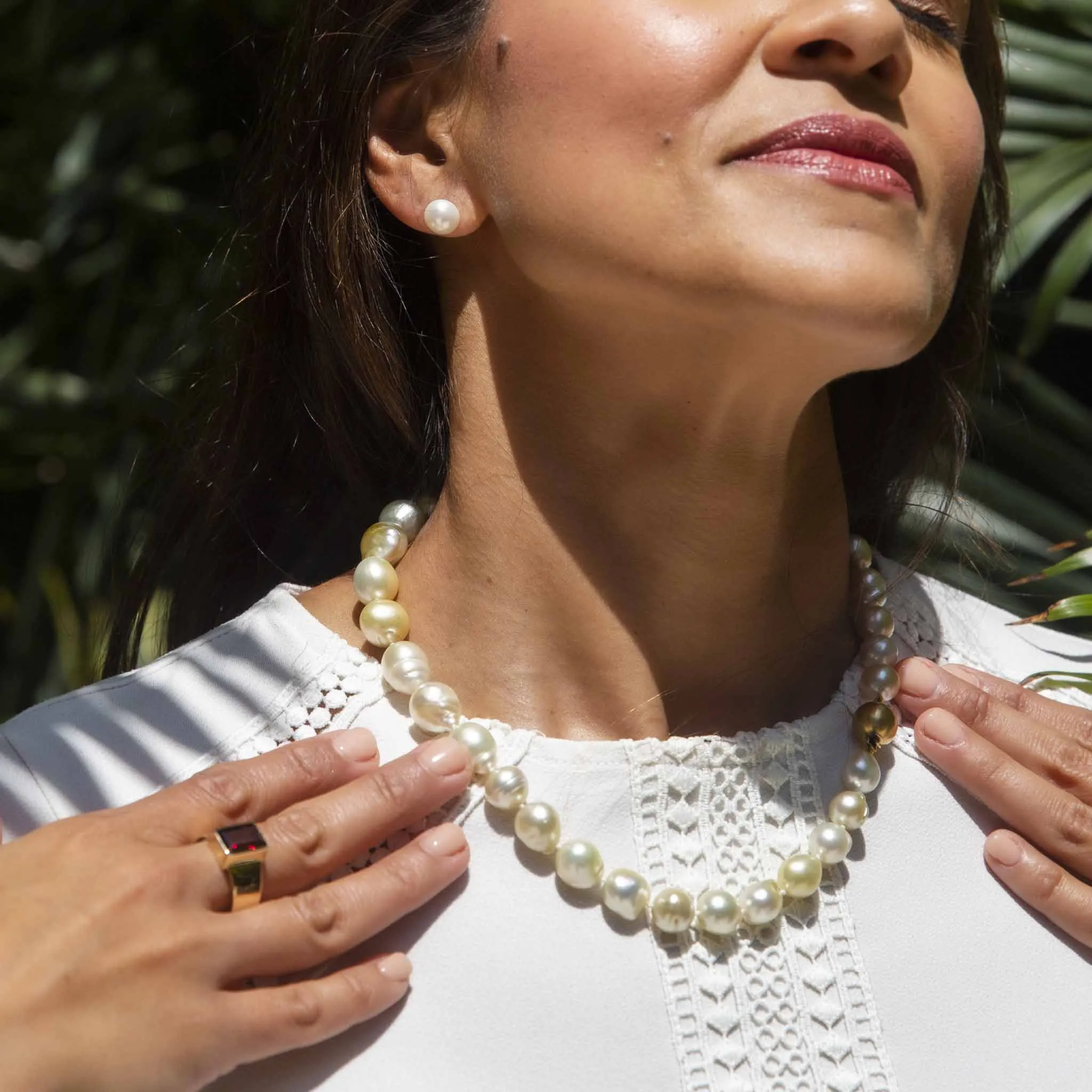 Metis South Sea Pearl Necklace with 9ct Gold Clasp