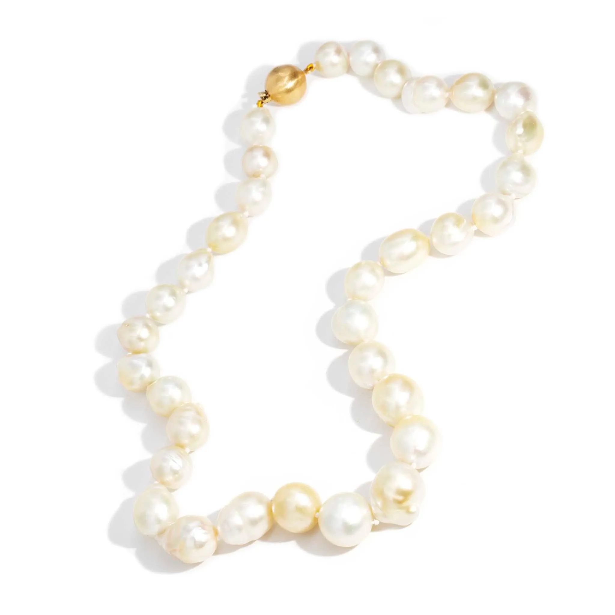 Metis South Sea Pearl Necklace with 9ct Gold Clasp