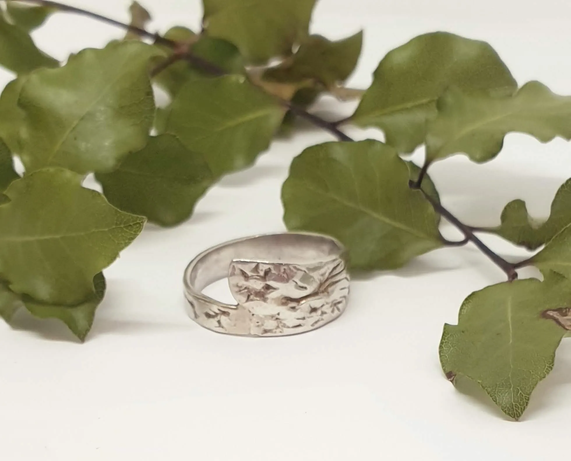 Mexican Spoon Ring - Silver Rose Jewellery