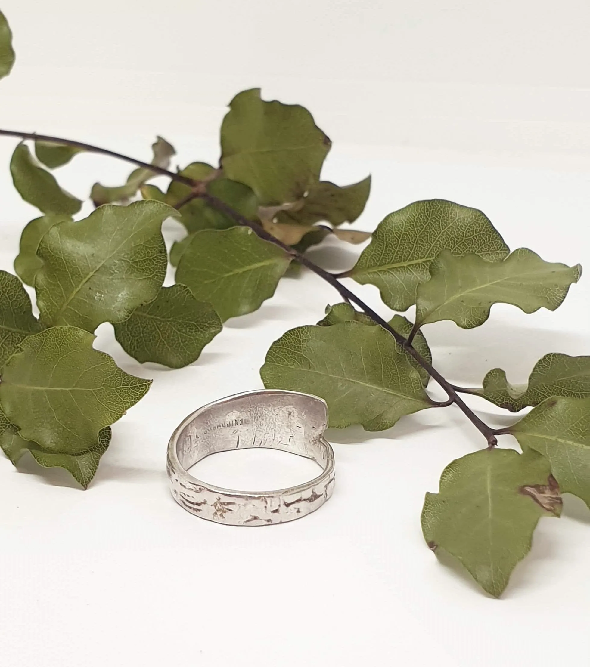 Mexican Spoon Ring - Silver Rose Jewellery