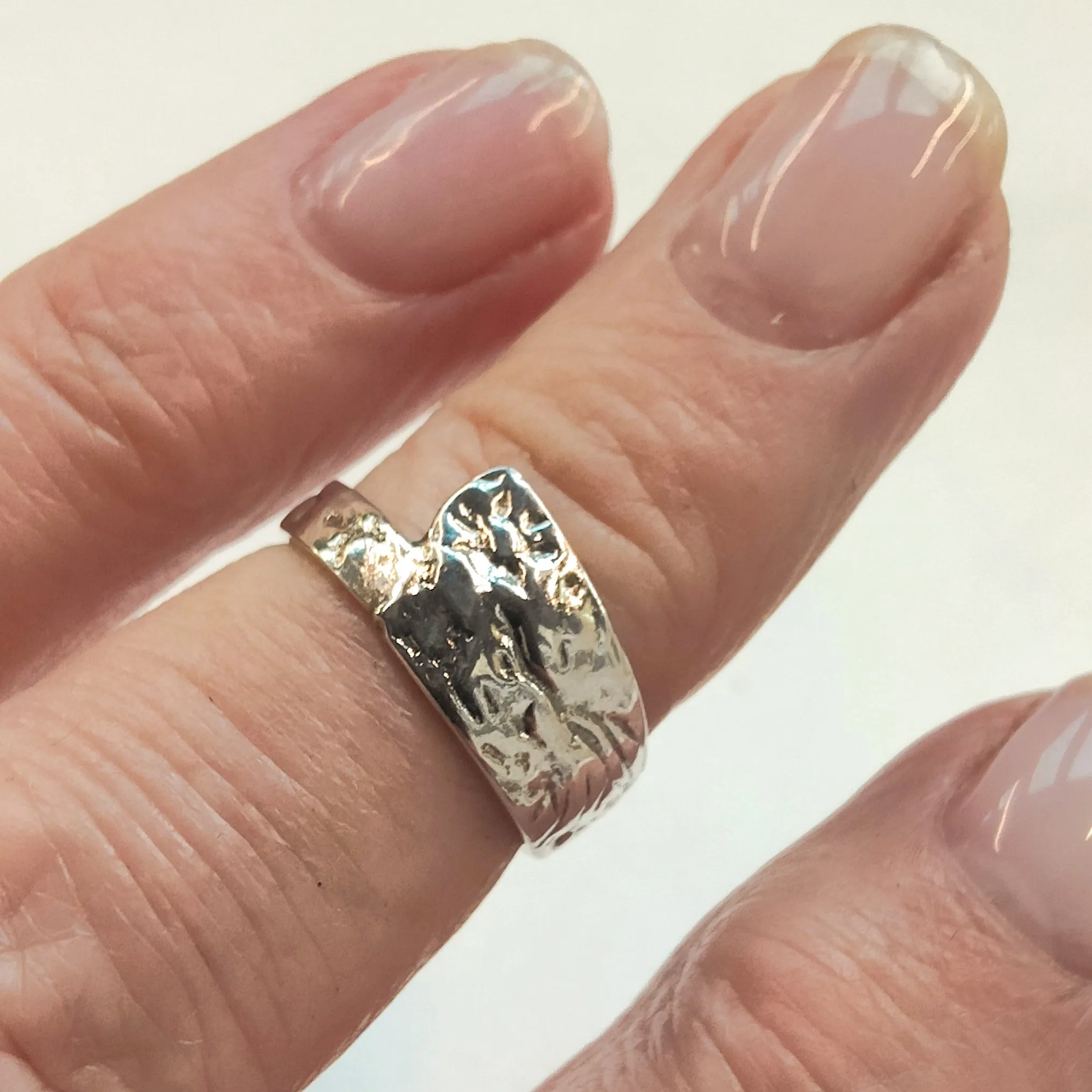 Mexican Spoon Ring - Silver Rose Jewellery