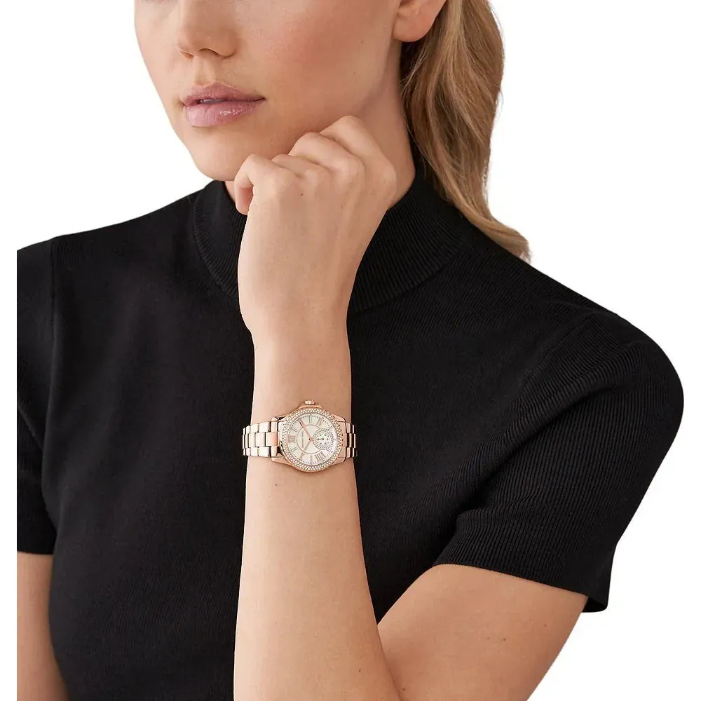 Michael Kors Mini Everest Ladies MOP Dial Rose Gold Tone Watch