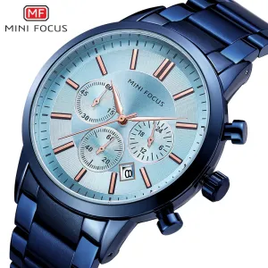 MINI FOCUS Watches Top Brand Luxury Men&#39;s Military Sports Watch Men Casual Chronograph Quartz Wristwatch Relogio Masculino