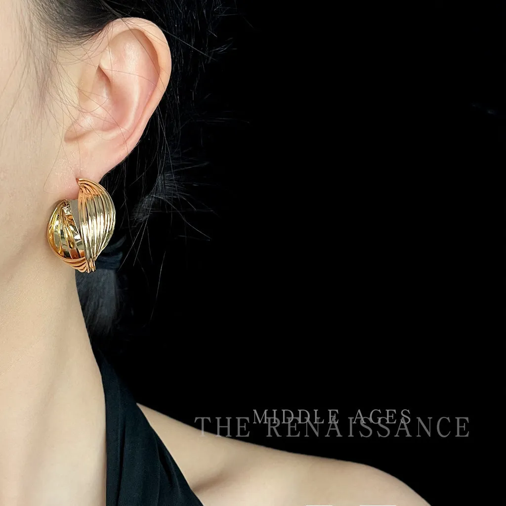Mobius Ring Earrings