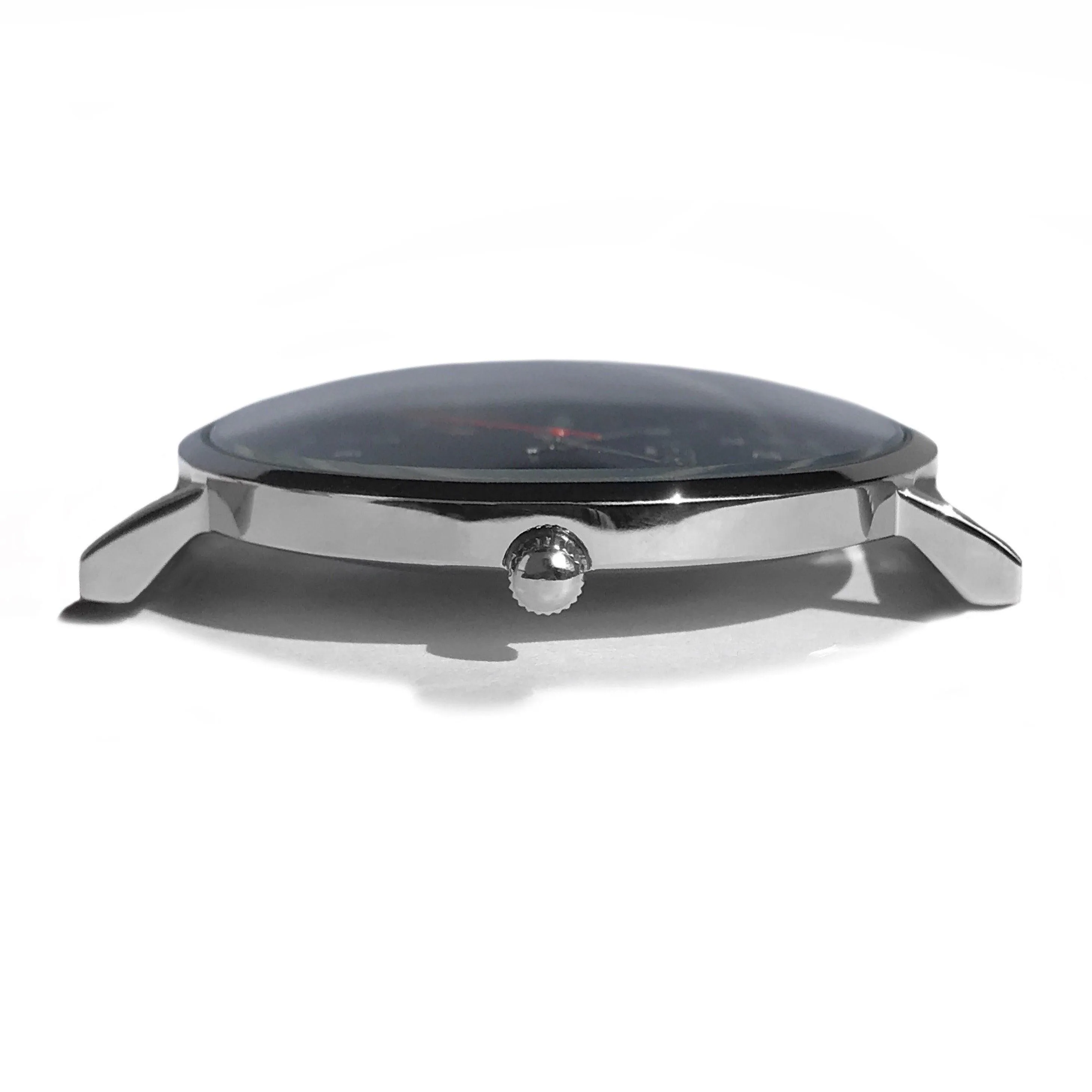 Moderna Stainless Steel Watch Silver, Black & Rose Gold