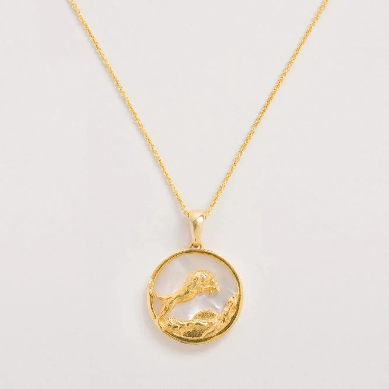 Mother of Pearl Zodiac Necklace