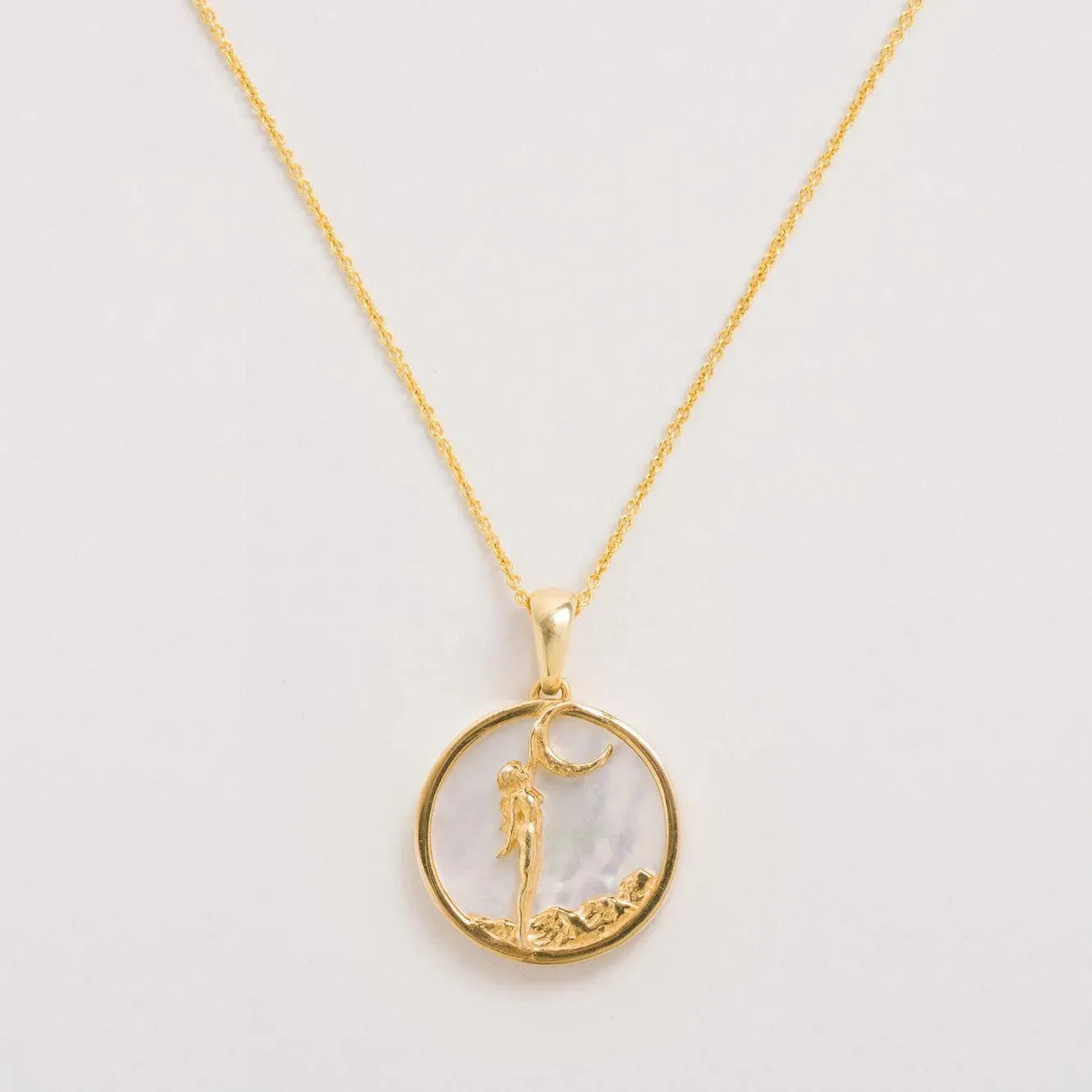 Mother of Pearl Zodiac Necklace