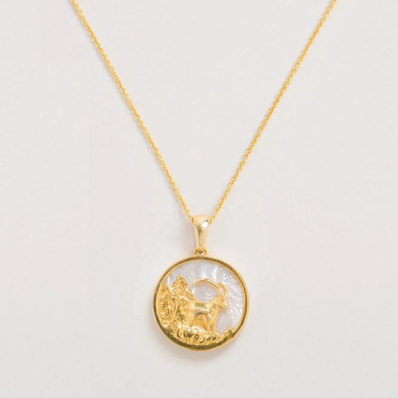 Mother of Pearl Zodiac Necklace