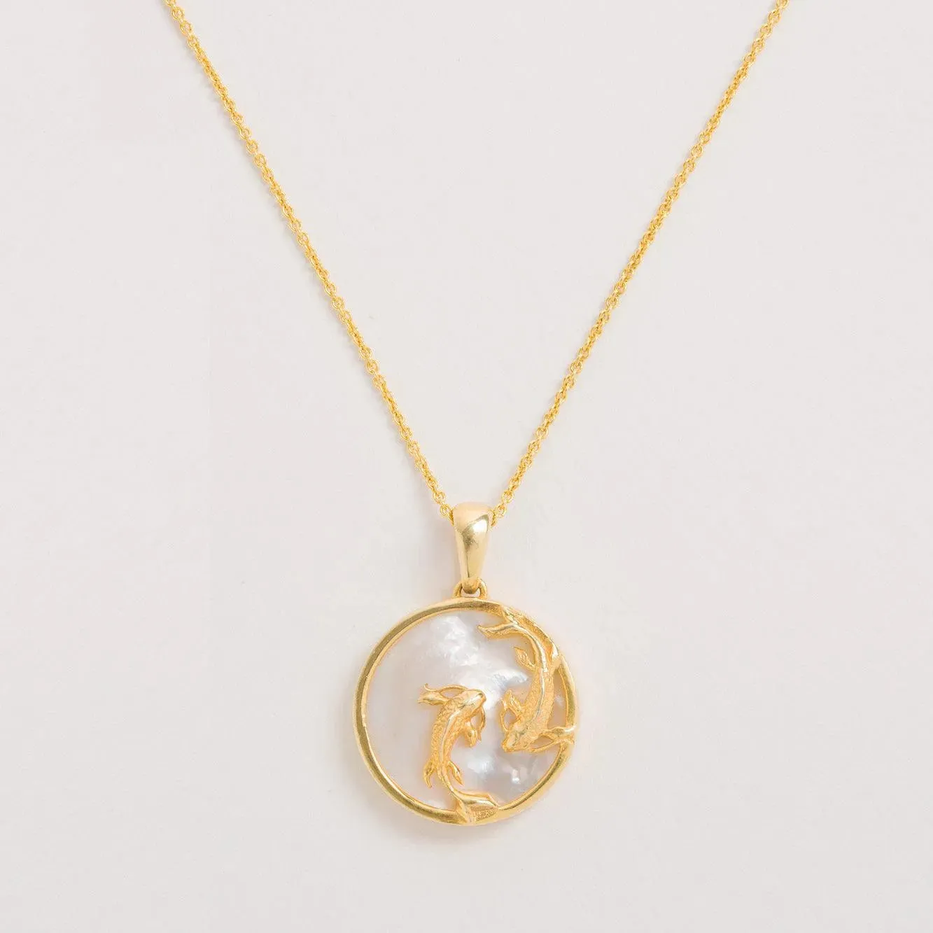 Mother of Pearl Zodiac Necklace