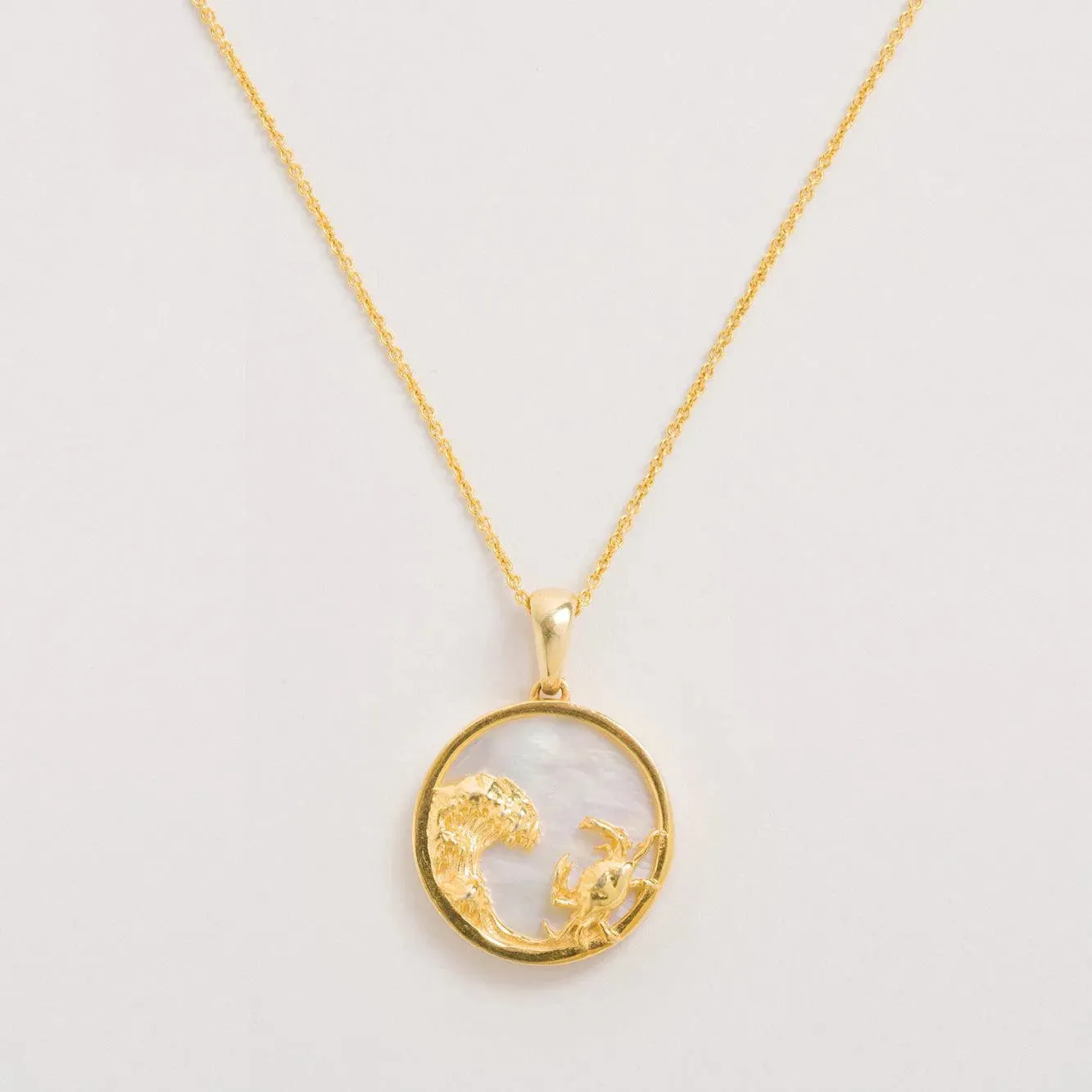 Mother of Pearl Zodiac Necklace