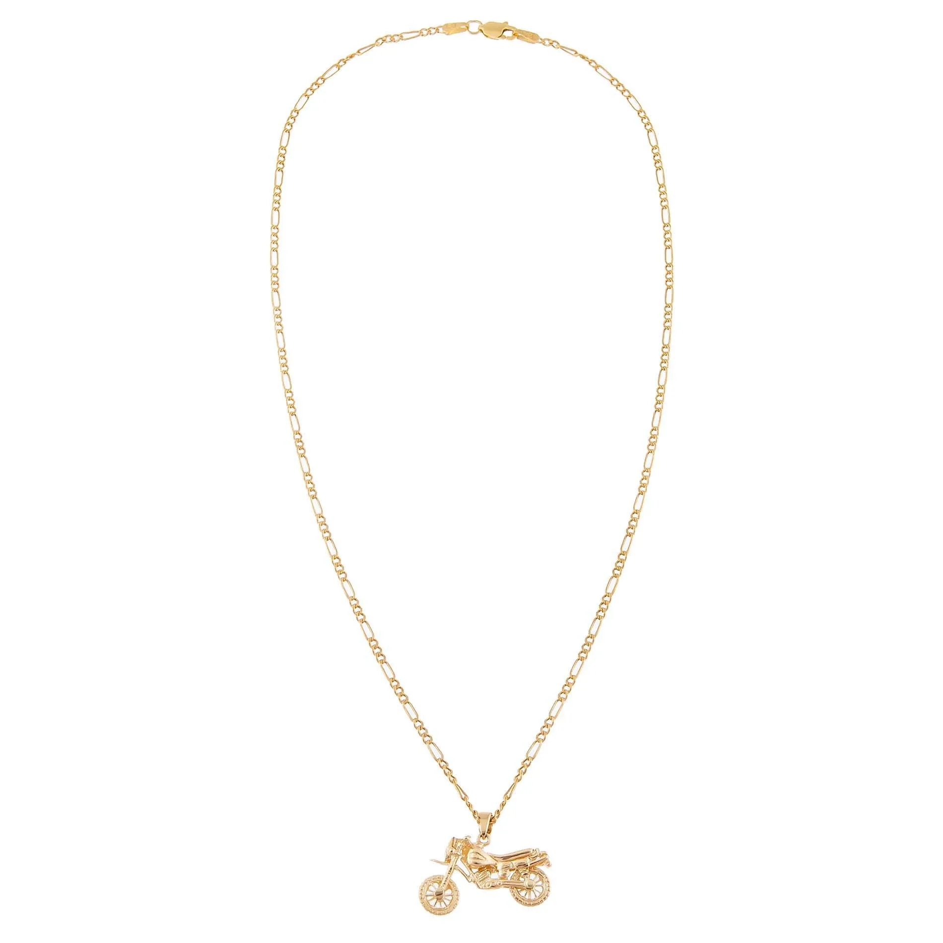 Motorcycle Necklace 14K