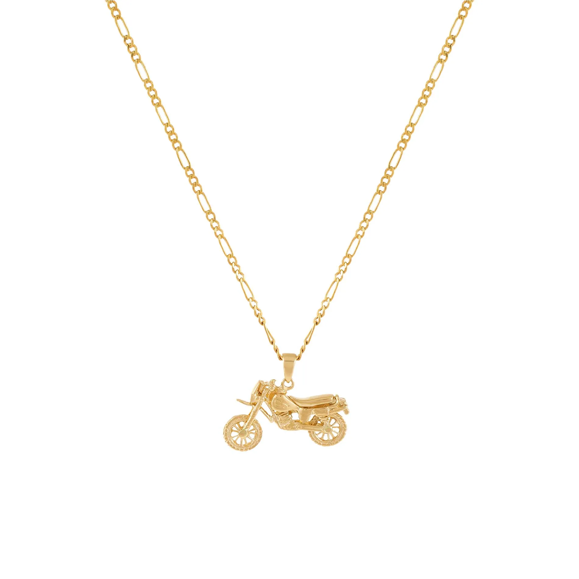 Motorcycle Necklace 14K
