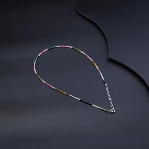Multicolor Silver Necklace