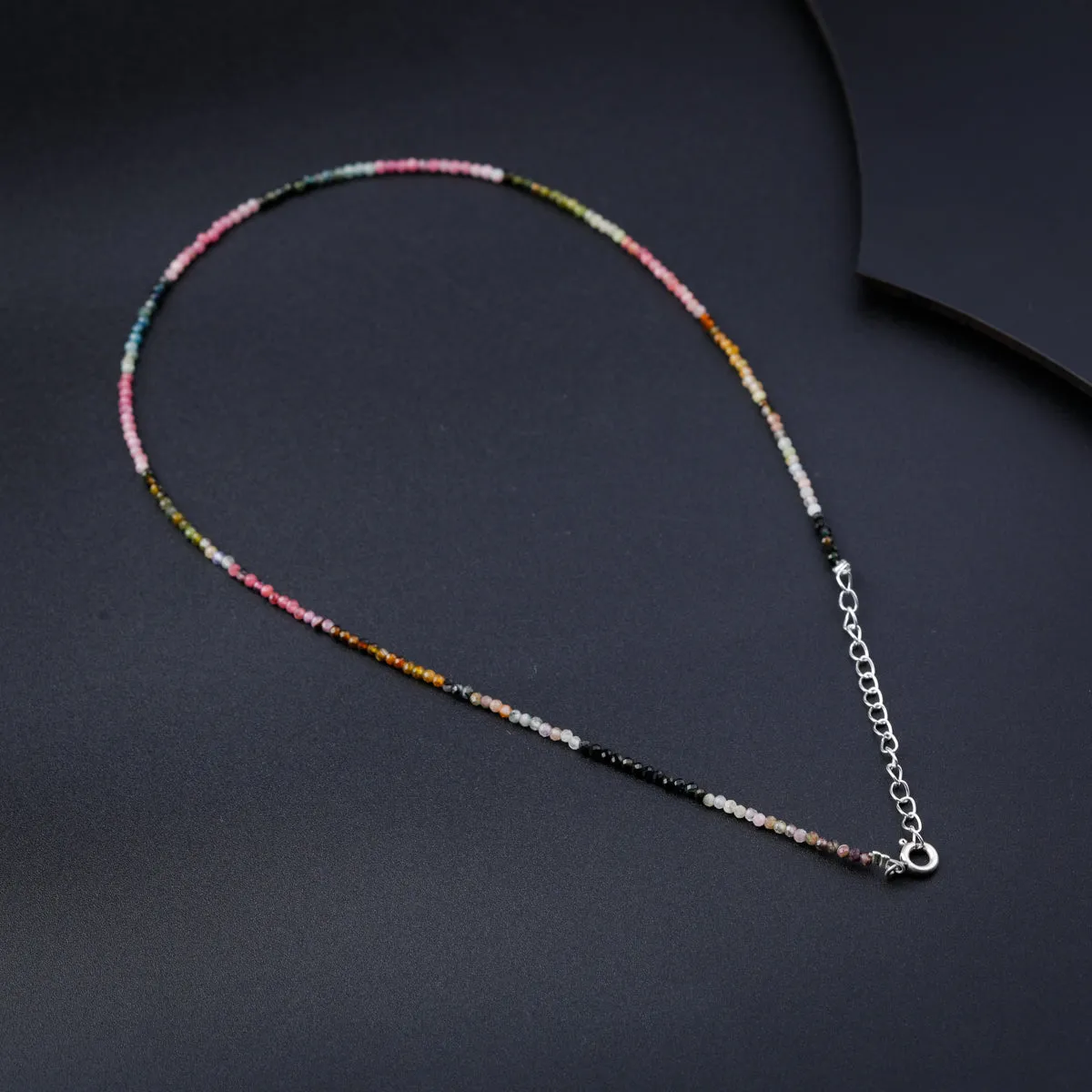 Multicolor Silver Necklace