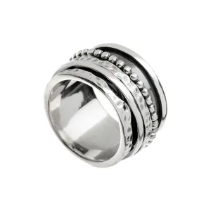 Najo R1733 Bands of Time Silver Ring