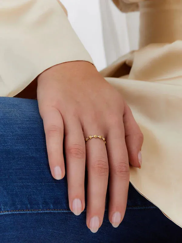 Nanis 18k Yellow Gold Diamond Ring
