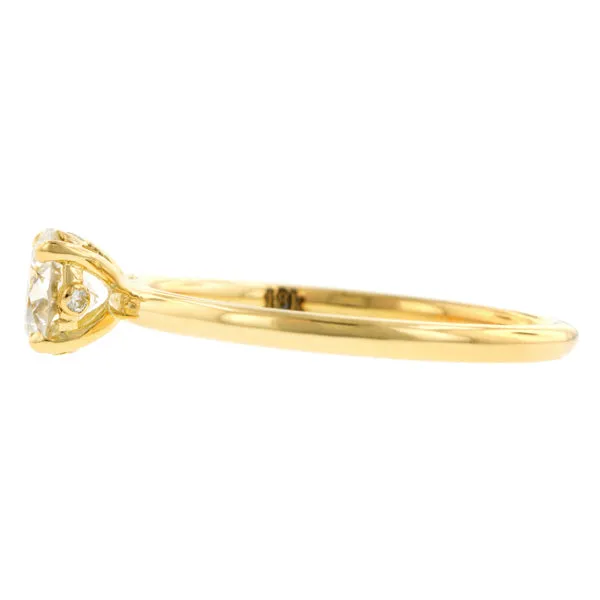 North Star Engagement Ring, RBC 0.56ct., West 13th Collection