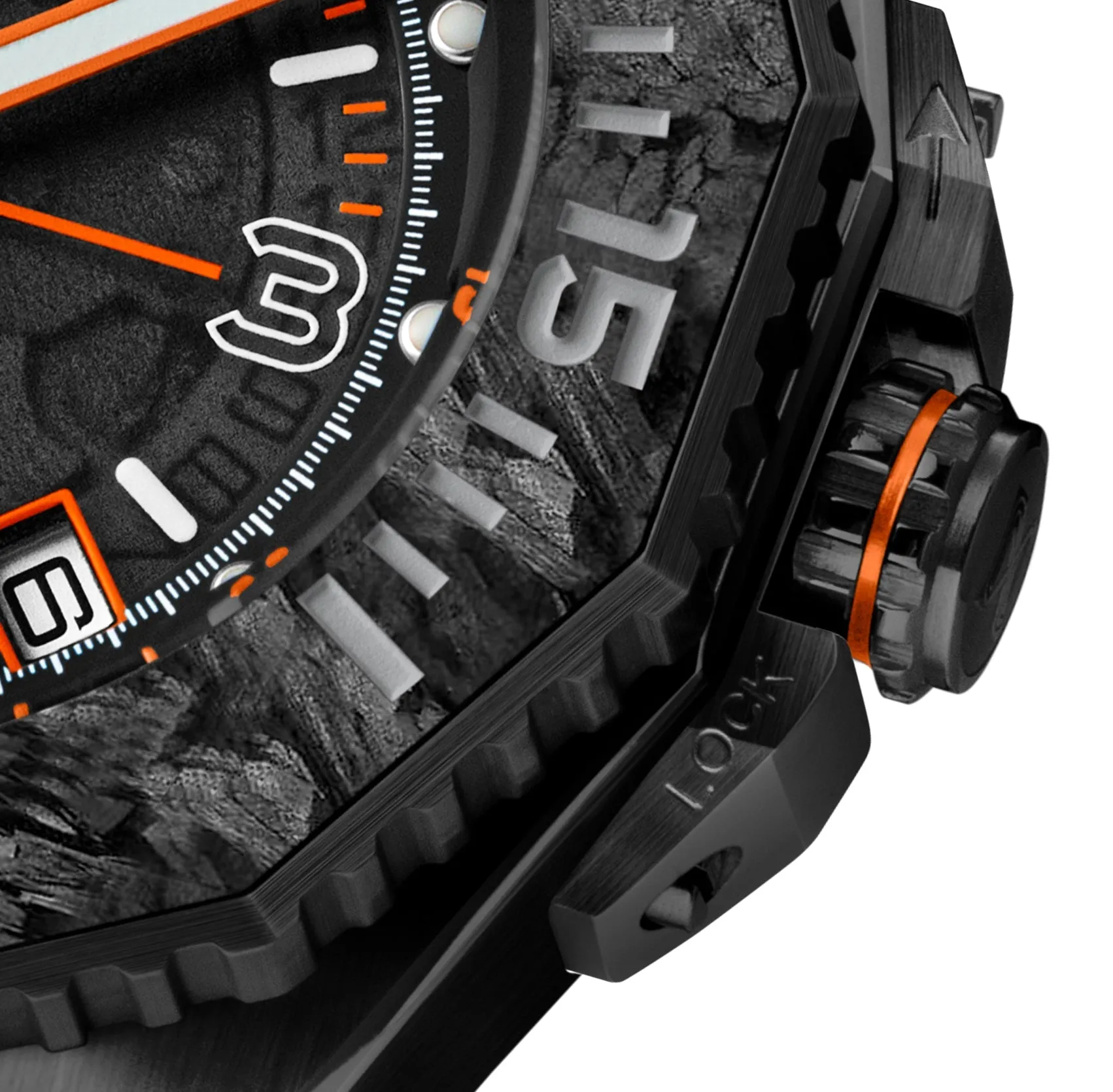 Nsquare Ocean Speed Diver Swiss Automatic 43mm Black Orange
