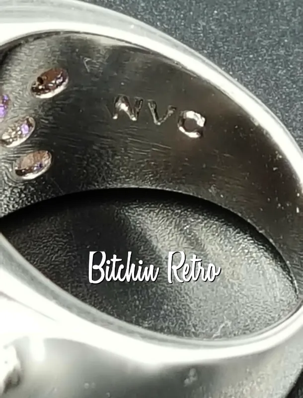 NVC Cubic Zirconia Cocktail Ring in a Rainbow of Colors
