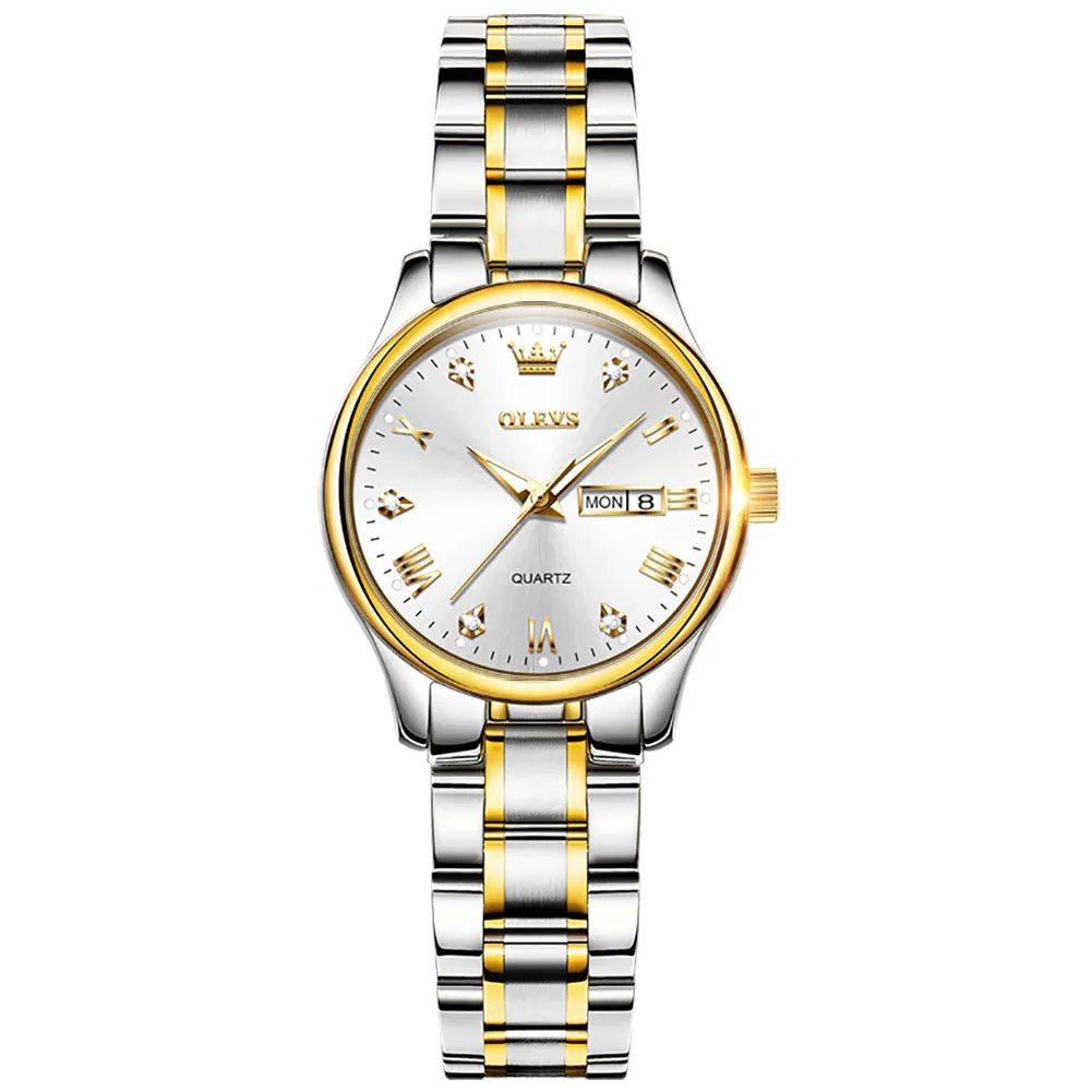 Olevs OEM Private Label Popular Luxury Calendar Waterproof Men's Quartz Watch