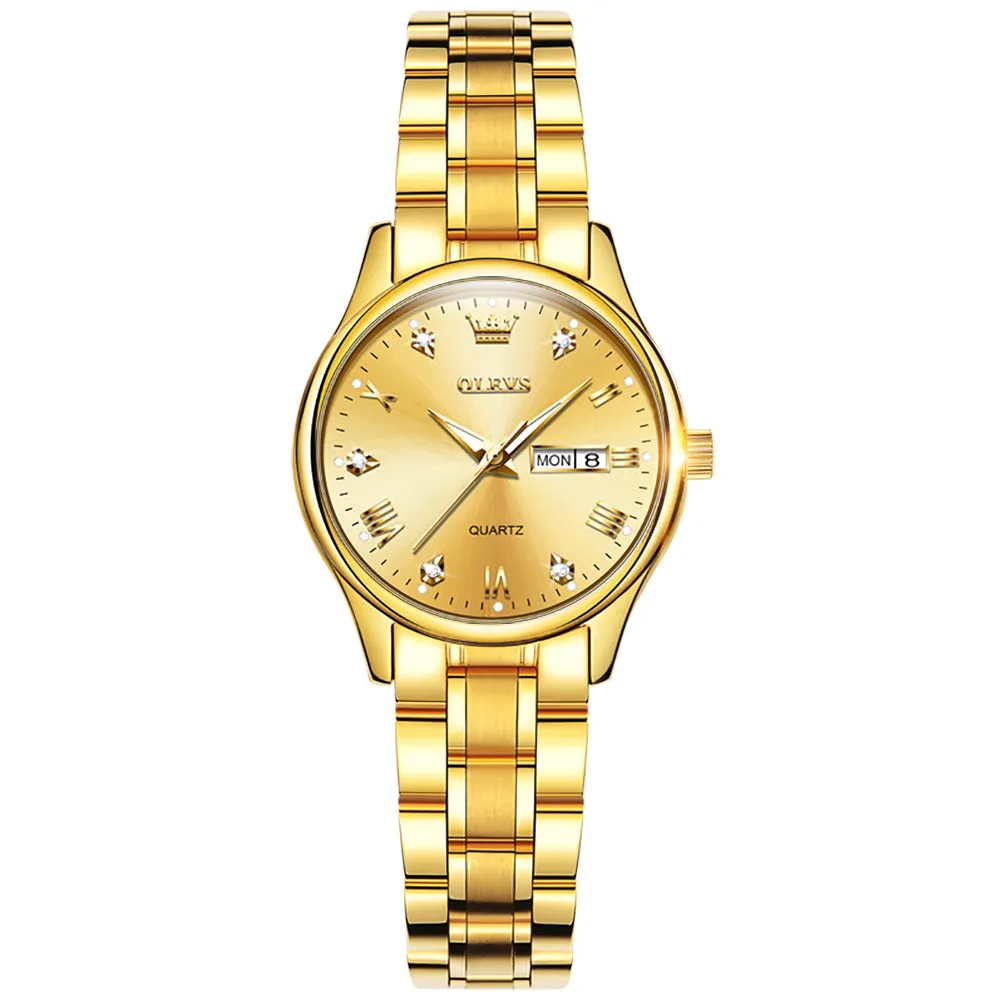 Olevs OEM Private Label Popular Luxury Calendar Waterproof Men's Quartz Watch