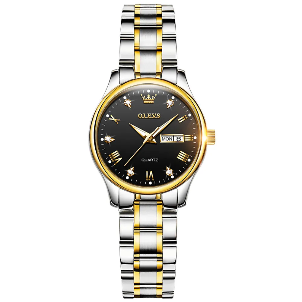 Olevs OEM Private Label Popular Luxury Calendar Waterproof Men's Quartz Watch