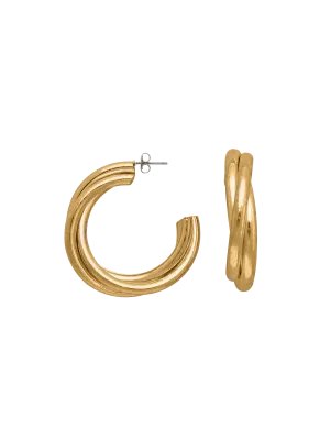 Olivia Gold Hoops