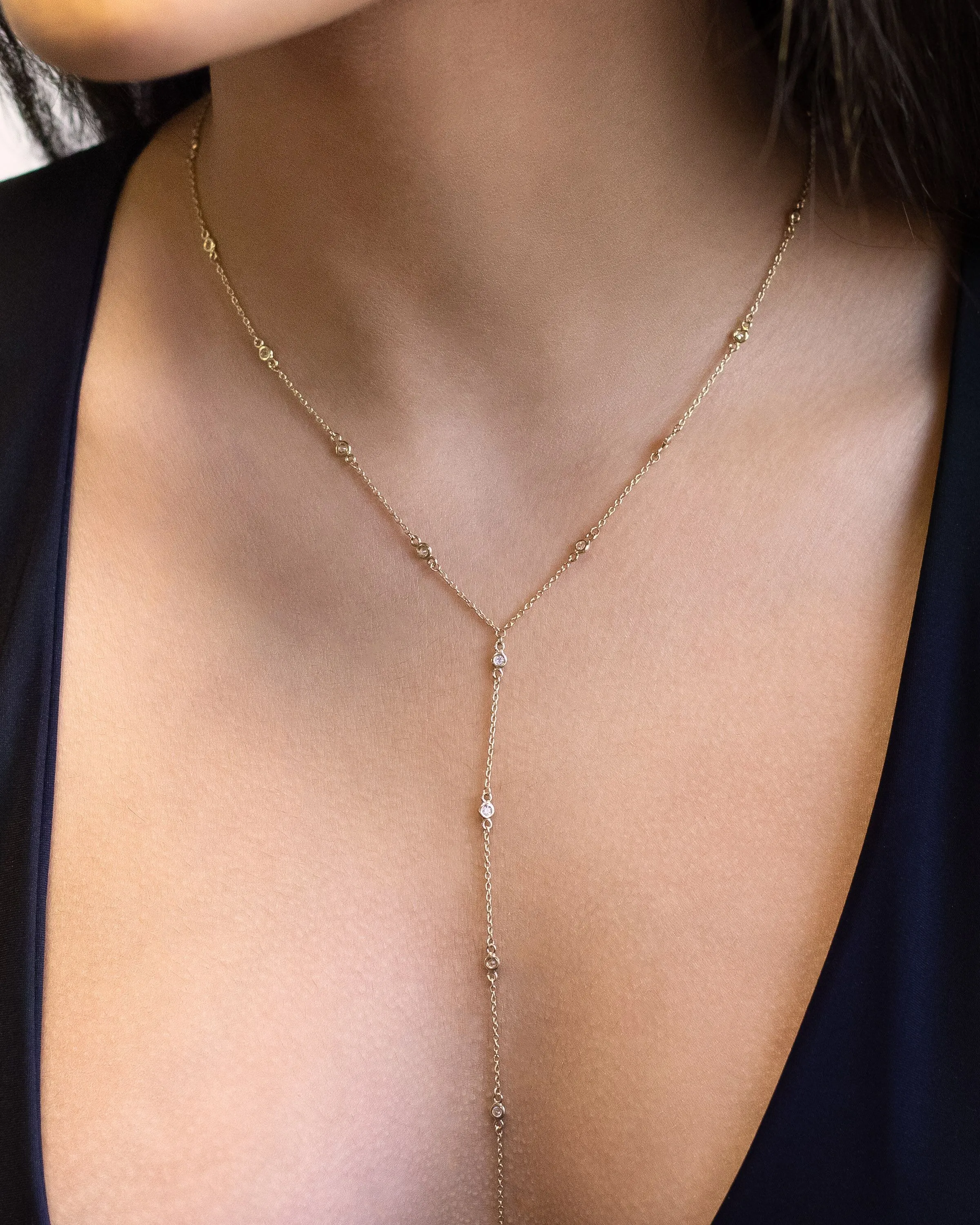 Olivia Lariat 14K