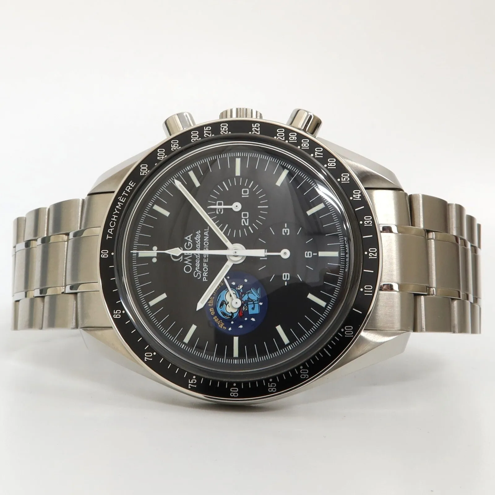 Omega Speedmaster Snoopy Chronograph Limited Edition Manual Wind Steel 3578.51