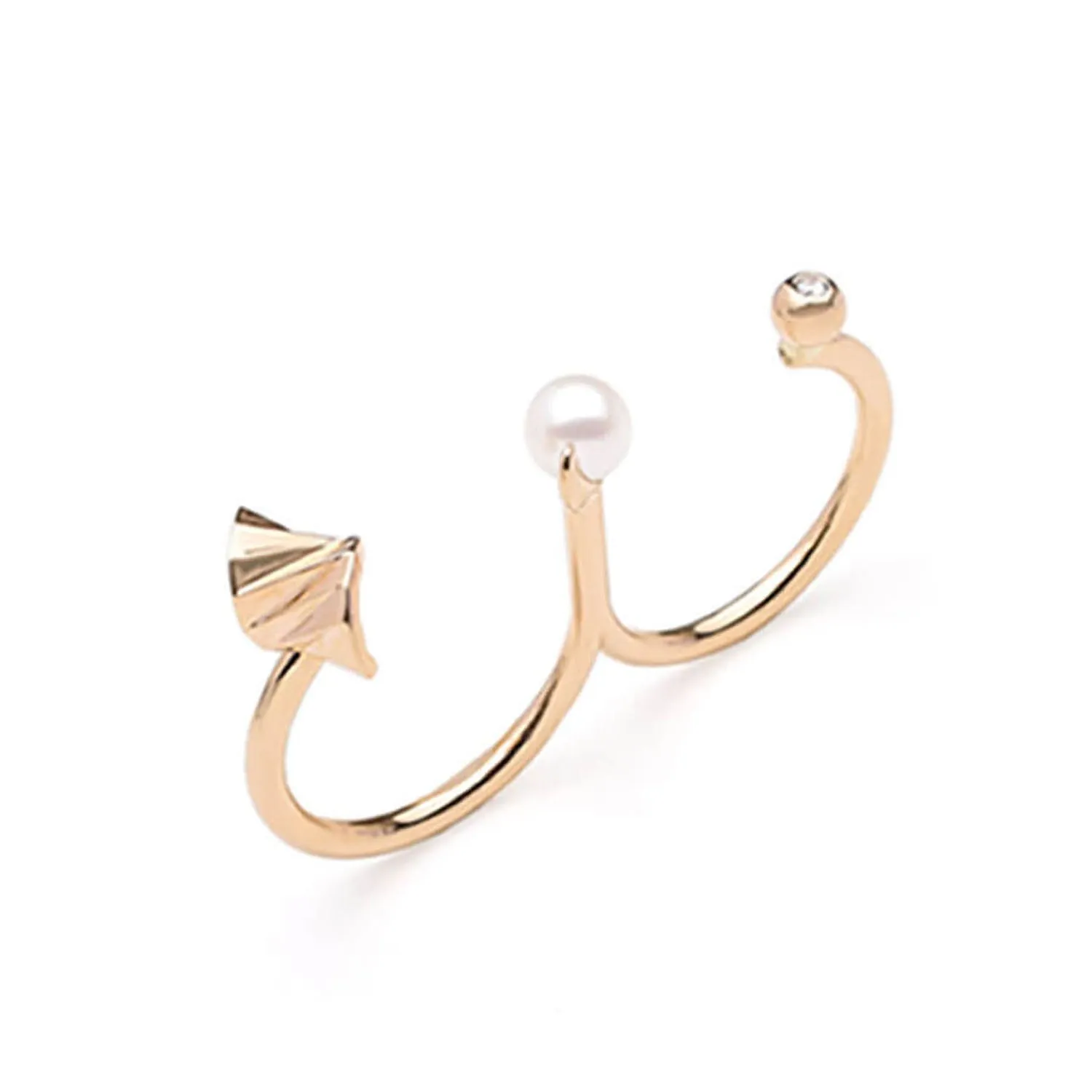 Onda Double Open Ring