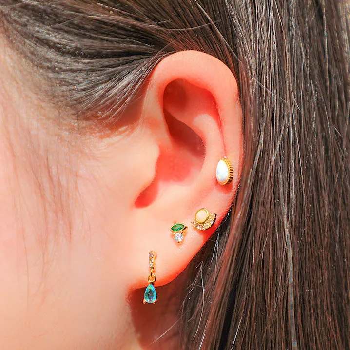 Opal Drop Earrings
