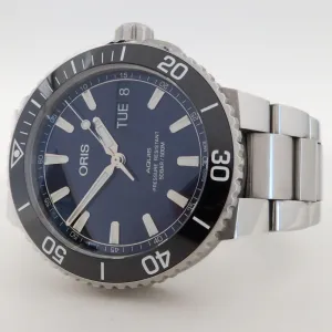 Oris Aquis Big Day Date Blue Dial Automatic 45.5MM Black Bezel 01 752 7733 4135