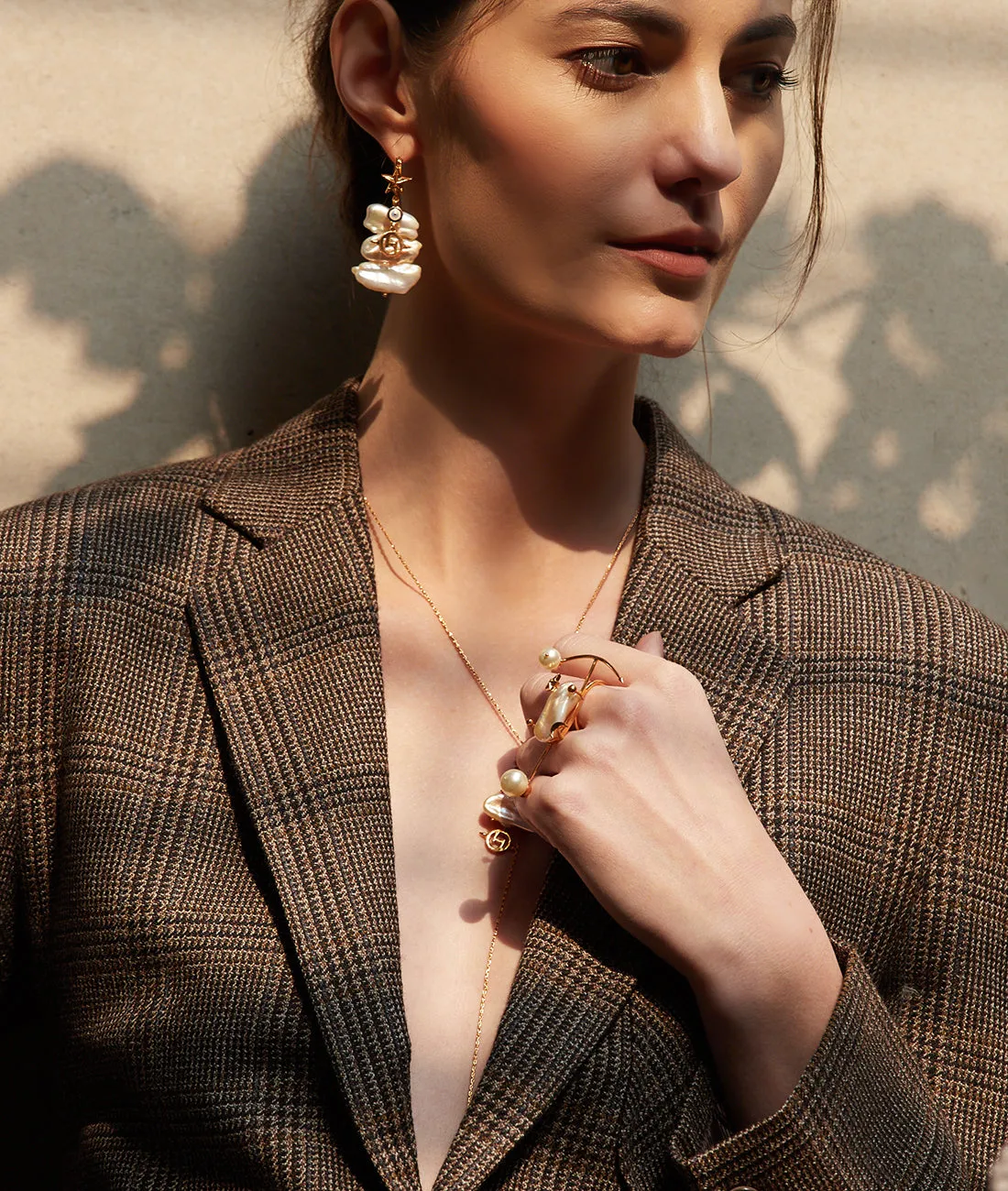 Outhouse   -   Pearls des Celeste Keshi Pearl Drop Earrings