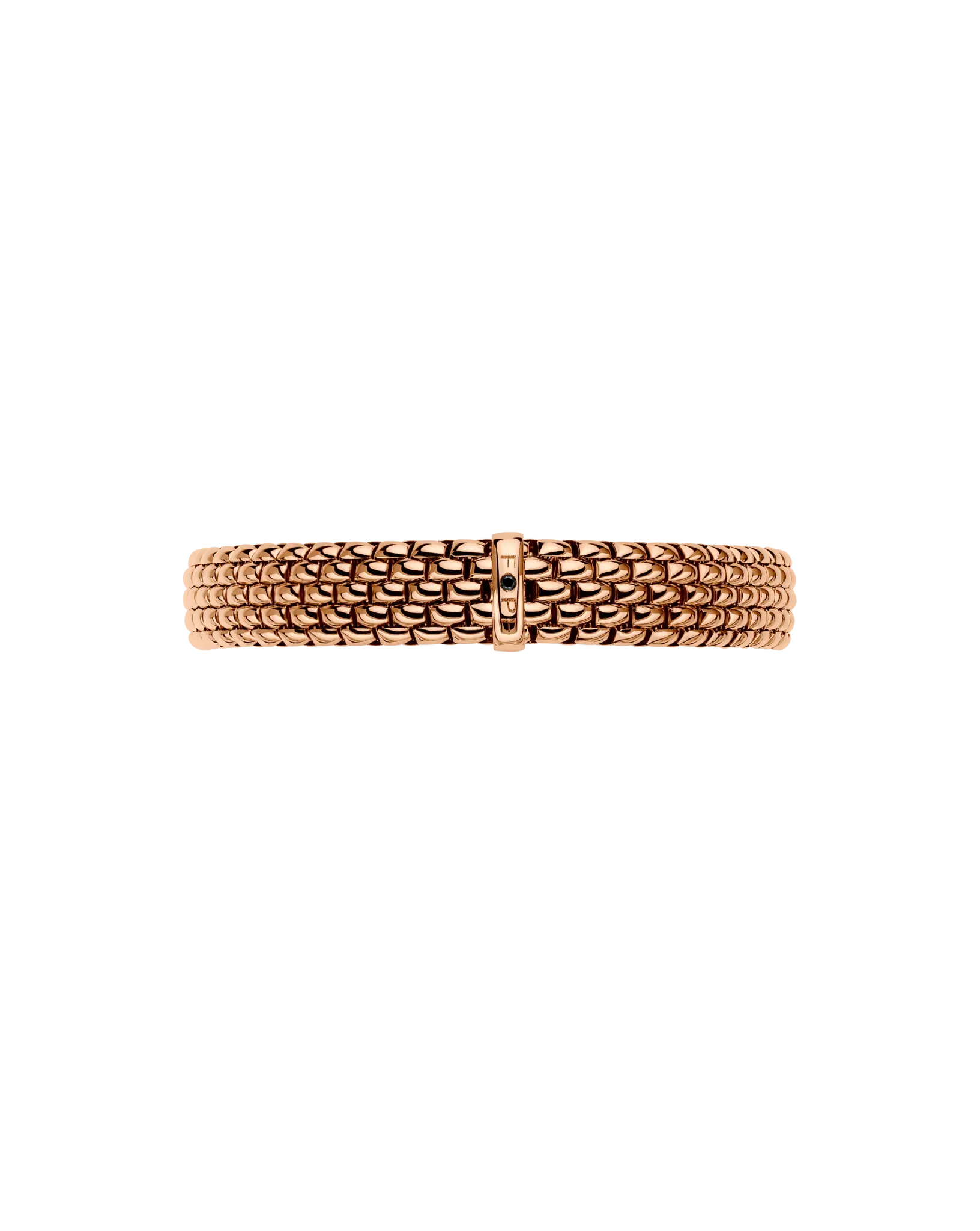 Panorama Collection Flex'it bracelet with a black diamond by Fope