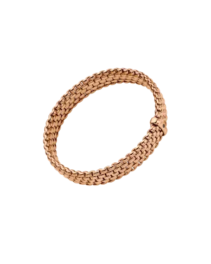 Panorama Collection Flex'it bracelet with a black diamond by Fope