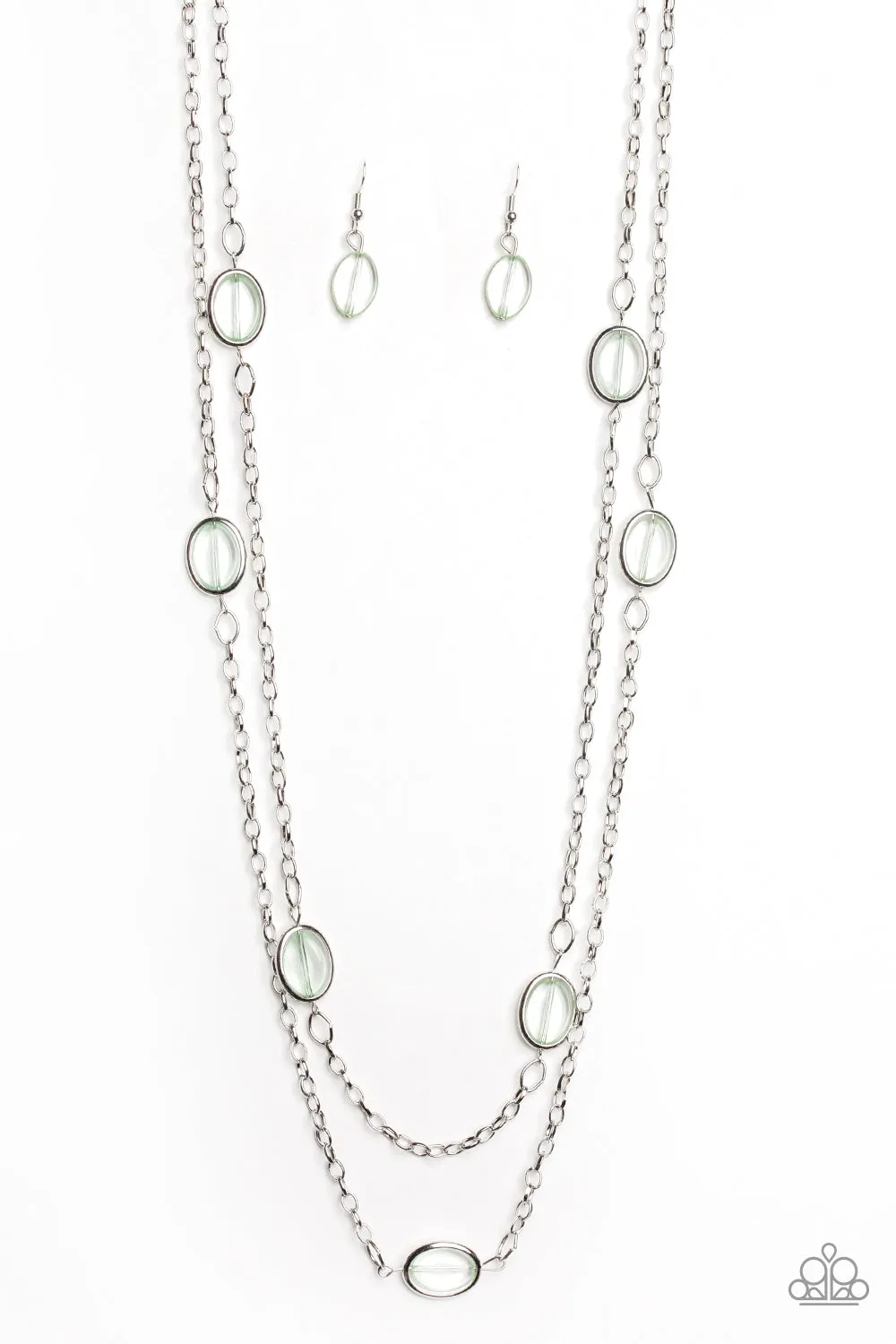 Paparazzi Accessories - Back For More - Green Necklace
