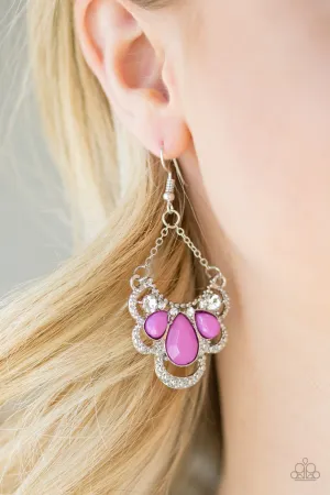 Paparazzi Caribbean Royalty - Purple Earrings