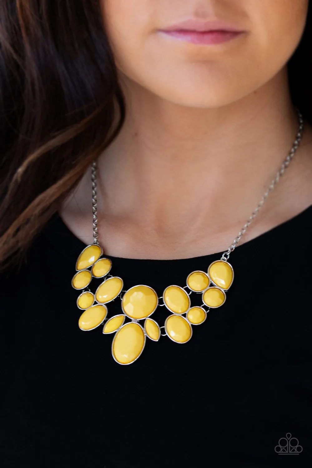 Paparazzi Demi-Diva - Yellow Necklace