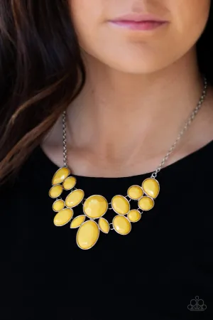 Paparazzi Demi-Diva - Yellow Necklace